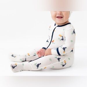 🔴Baby view footed onesie Whale Print Kids One Piece